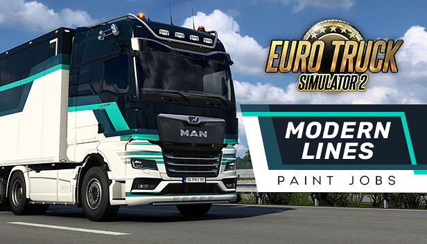 Euro Truck Simulator 2 - Modern Lines Paint Jobs Pack Steam capsule image