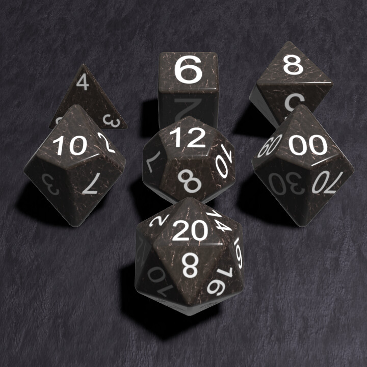 True Dice Roller French Marble Stone Dice on Steam
