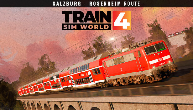 Train Sim World® 4: Bahnstrecke Salzburg - Rosenheim Route Add-On Steam capsule image