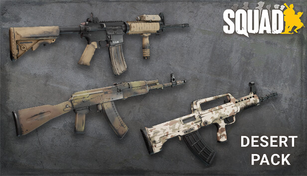 Squad Weapon Skins - Desert Camo Pack Steam capsule image