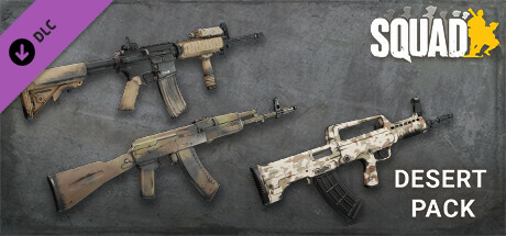 Squad Weapon Skins - Desert Camo Pack header image