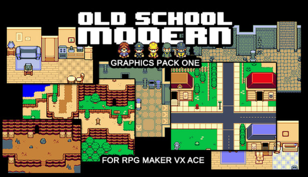 RPG Maker VX Ace - Old School Modern Resource Pack Steam capsule image