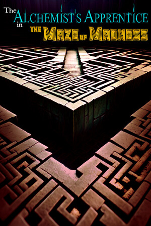 The Alchemist's Apprentice in the Maze of Madness cover