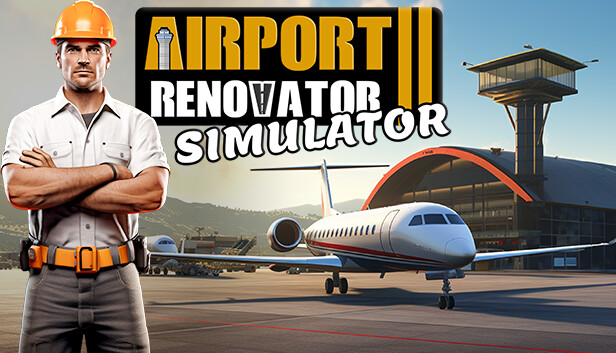 Airport Renovator Simulator Steam capsule image