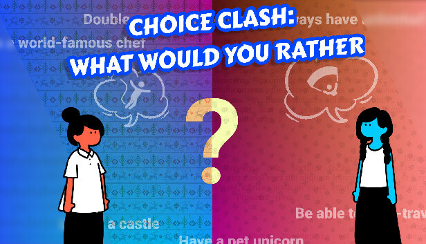 Choice Clash: What Would You Rather? Steam capsule image