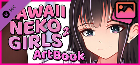 Kawaii Neko Girls 2 - Artbook 18+ header image