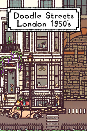 Doodle Streets: London 1950's cover art