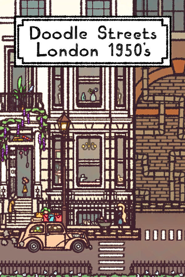 Doodle Streets: London 1950's
