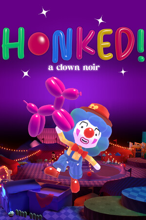 Honked: a clown noir cover art