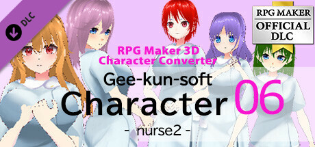 RPG Maker 3D Character Converter - Gee-kun-soft character 06 nurse 2 Steam header image