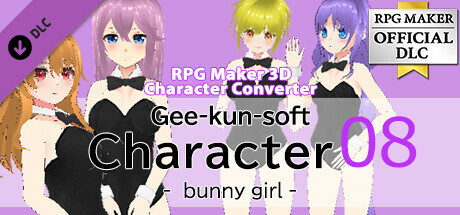 RPG Maker 3D Character Converter - Gee-kun-soft character 08 bunny girl Steam header image