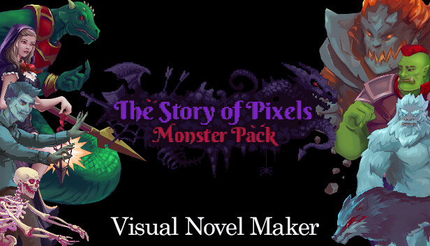 Visual Novel Maker - The Story of Pixels - Monster Pack Steam capsule image
