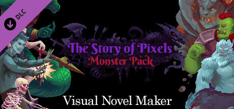 Visual Novel Maker - The Story of Pixels - Monster Pack
