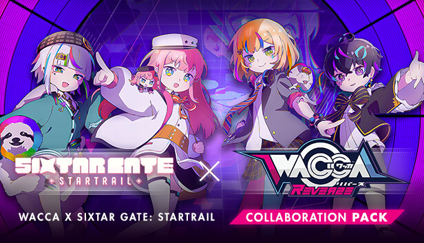 Sixtar Gate: STARTRAIL - WACCA Collaboration Pack Steam capsule image