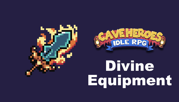 Cave Heroes - Divine Equipment Steam capsule image