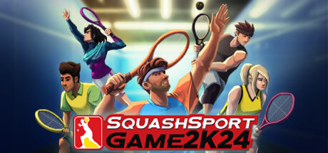 Squash Sport Game 2024 Steam header image
