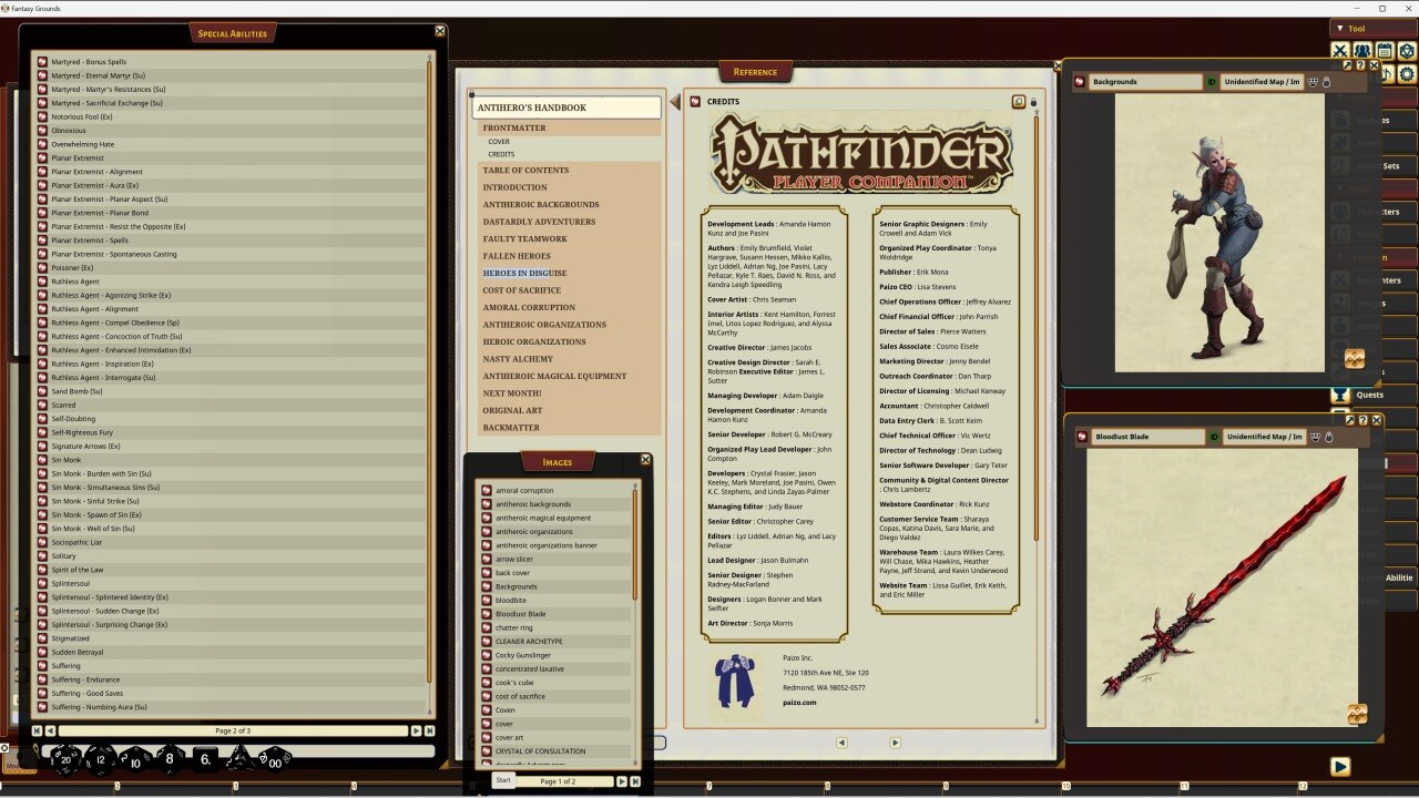 Fantasy Grounds - Pathfinder RPG - Pathfinder Companion: Healer's Handbook  no Steam