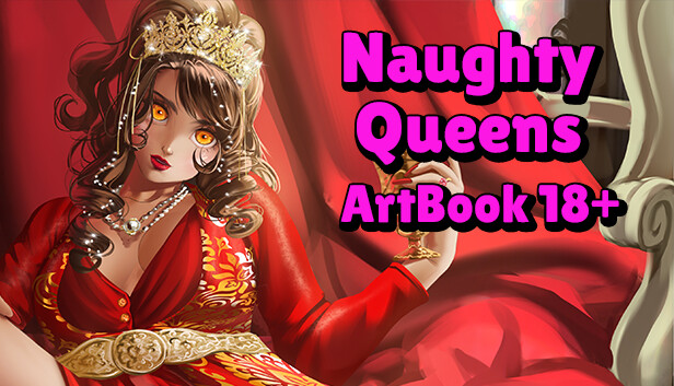 Naughty Queens- Artbook 18+ Steam capsule image