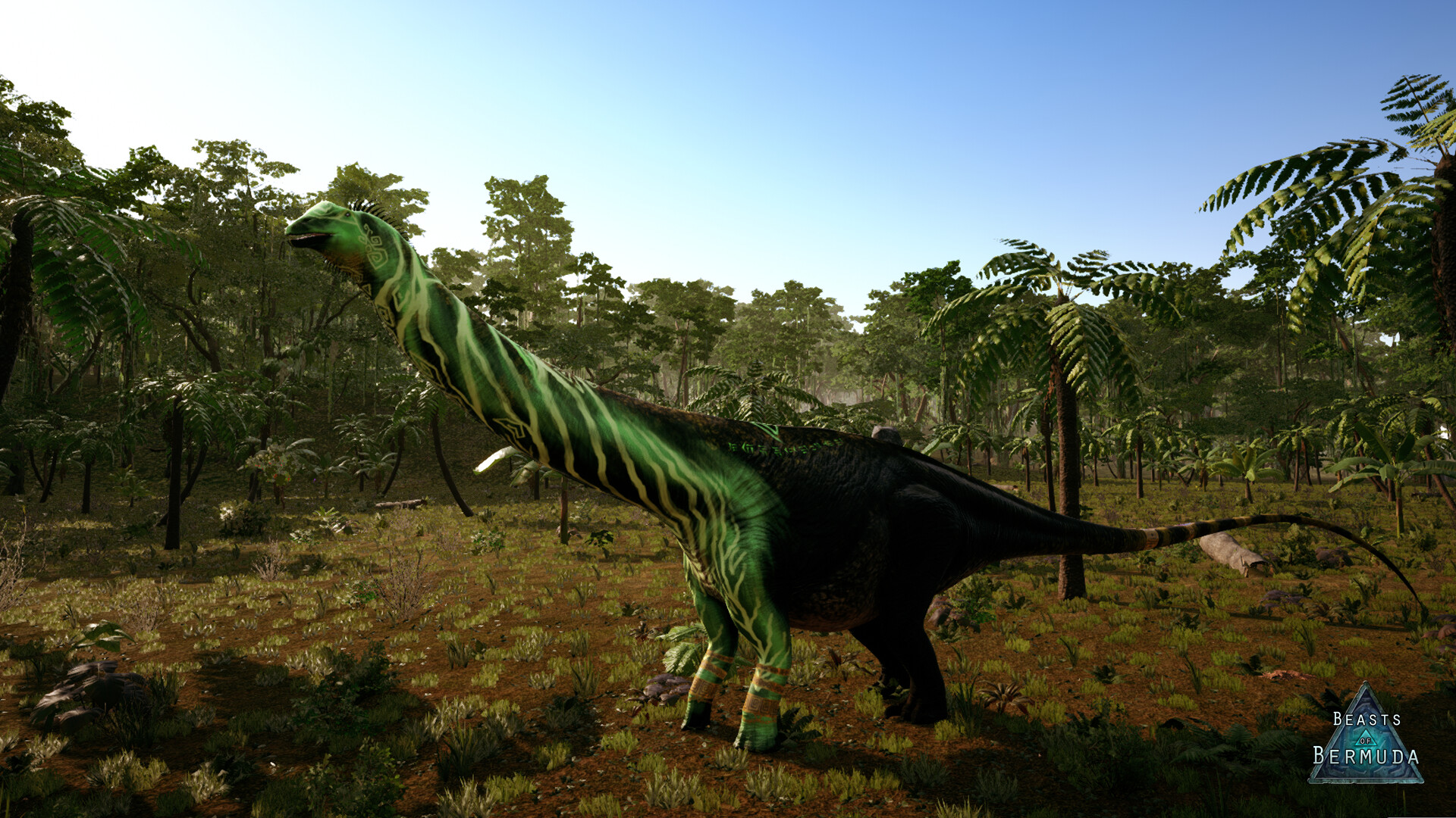 Beasts of Bermuda - Apatosaurus Supporter Warpaint on Steam