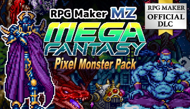 RPG Maker MZ - MEGA FANTASY Pixel Monster Pack Steam capsule image