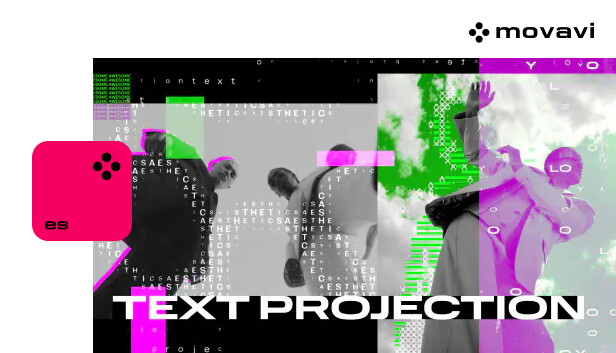 Movavi Video Editor 2024 - Text Projection Overlay Pack Steam capsule image