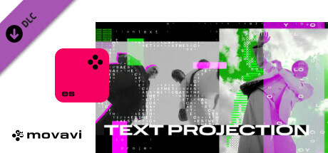 Movavi Video Editor 2024 - Text Projection Overlay Pack Steam header image
