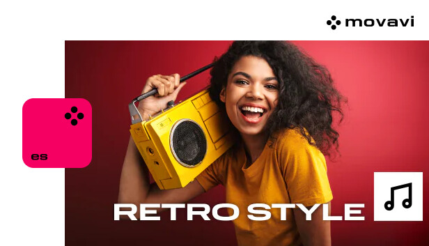 Movavi Video Editor 2024 - Retro Style Music Pack Steam capsule image