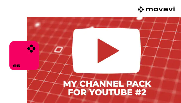 Movavi Video Editor 2024 - My Channel Pack for YouTube #2 Steam capsule image