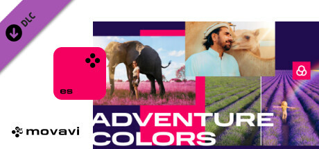 Movavi Video Suite 2024 - Adventure Colors Gift Pack Steam header image
