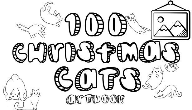 100 Christmas Cats - Artbook Steam capsule image