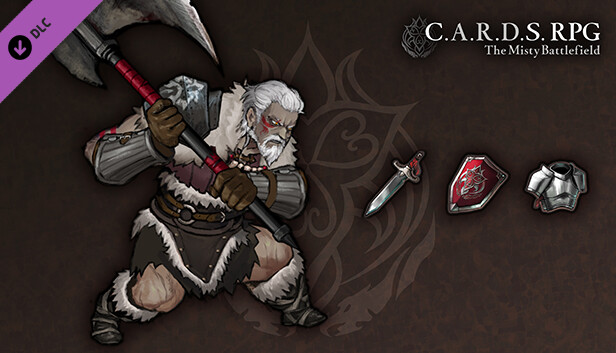 C.A.R.D.S. RPG: The Misty Battlefield - AddUnit "Greg Ironheart" + Starter Equipment Pack Steam capsule image