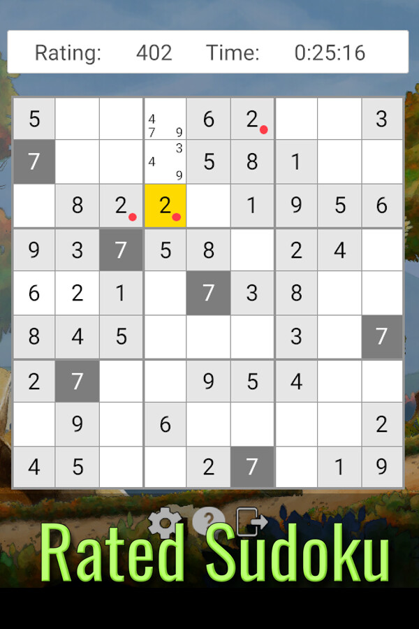 Rated Sudoku