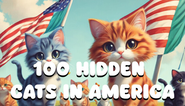 100 Hidden Cats in America Steam capsule image