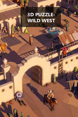 3D PUZZLE - Wild West cover