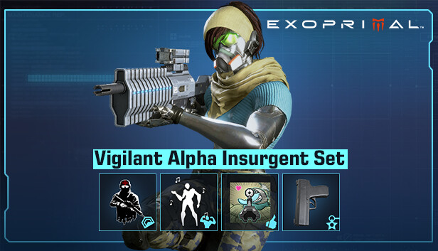 Exoprimal - Vigilant Alpha Insurgent Set Steam capsule image
