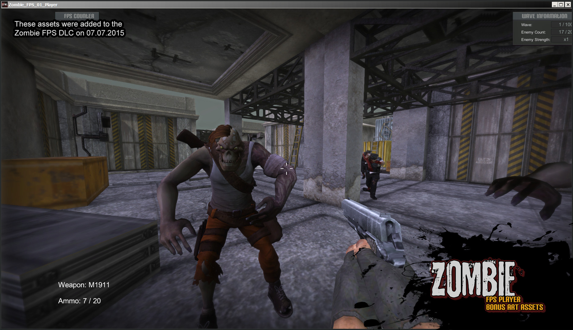 Axis Game Factory's AGFPRO Zombie FPS Player DLC Steam'de
