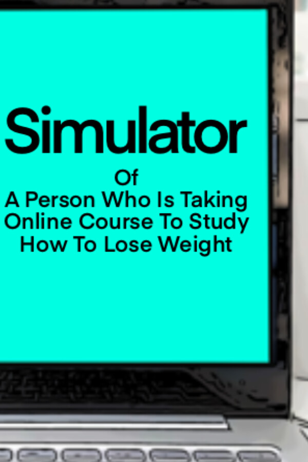 Simulator Of A Person Who Is Taking Online Course To Study How To Lose Weight