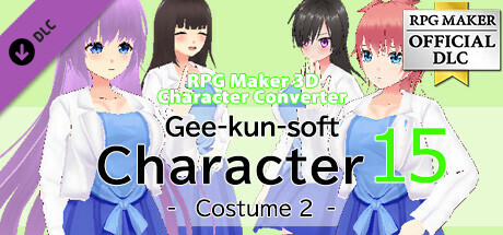 RPG Maker 3D Character Converter - Gee-kun-soft character 15 costume 2 Steam header image