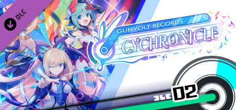 GUNVOLT RECORDS Cychronicle Song Pack 2 Lumen: ♪Pain From the Past ♪Stratosphere ♪Struggling to Dream ♪Twilight Skyline Steam header image