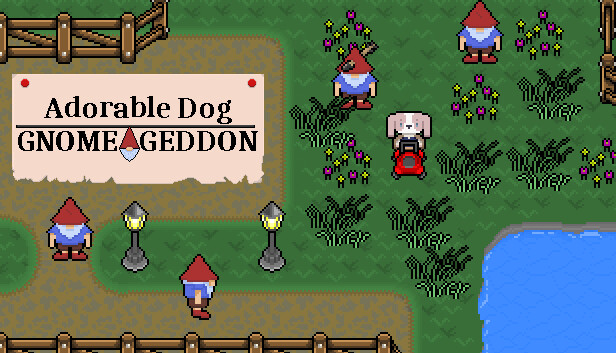 Adorable Dog: Gnomeageddon Steam capsule image