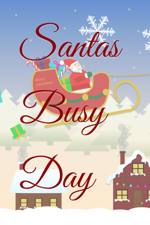 Santa's busy day cover art