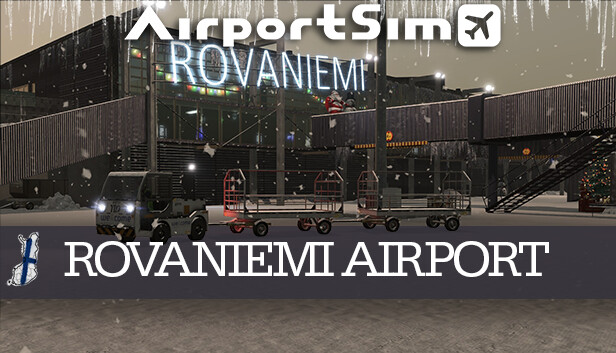 AirportSim - Rovaniemi Airport Steam capsule image