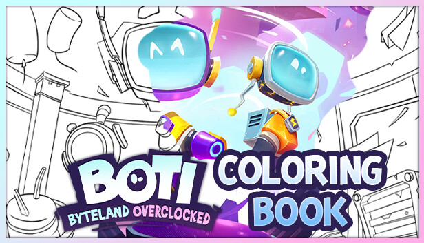 Boti: Byteland Overclocked - Coloring Book Steam capsule image