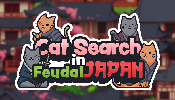 Cat Search in Feudal Japan Steam capsule image