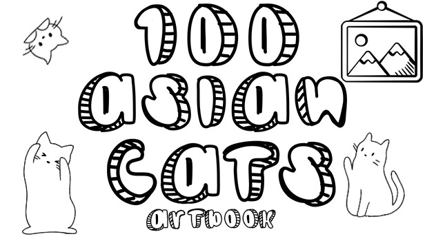 100 Asian Cats - Artbook Steam capsule image