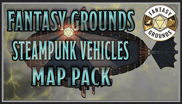 Fantasy Grounds - FG Steampunk Vehicles Map Pack Steam capsule image