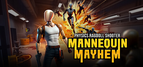 Mannequin Mayhem - Physics Ragdoll Shooter Steam header image