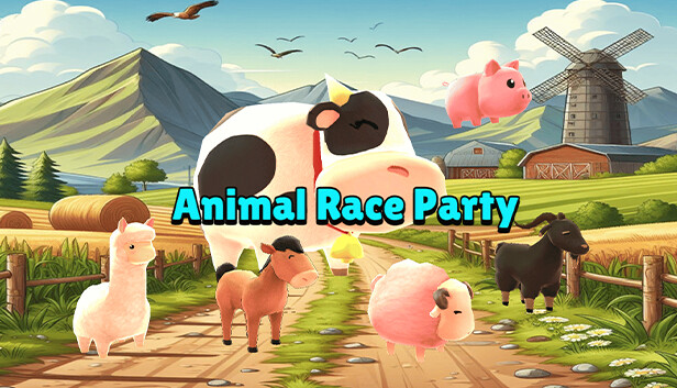 Animal Race Party Steam capsule image