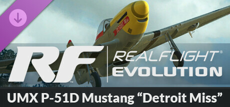 RealFlight Evolution - E-flite UMX P-51D Mustang "Detroit Miss"