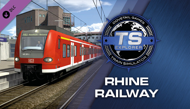 Train Simulator: The Rhine Railway: Mannheim - Karlsruhe Route Add-On Steam capsule image